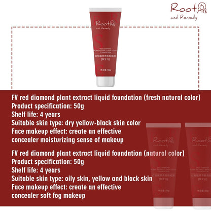 Red Diamond Plant Extract Skin Liquid Foundation 50g Pack of 1
