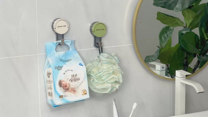 Suction Wall Hooks for Towel (Pack of 2)